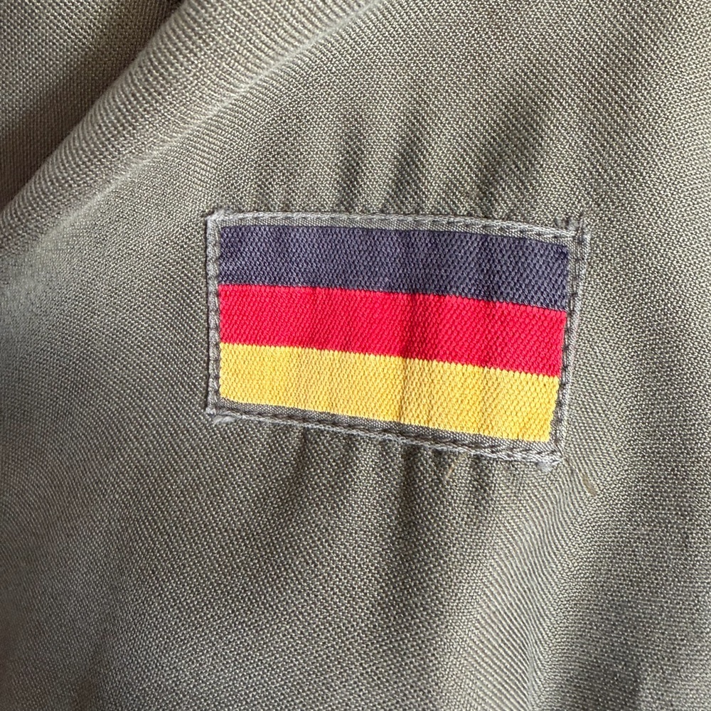 German military uniform shirt.  Tailored. 
Unisex